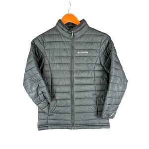 Columbia Omni Heat Puffer Insulated Jacket Coat Black Womens Medium 10/12 Hiking